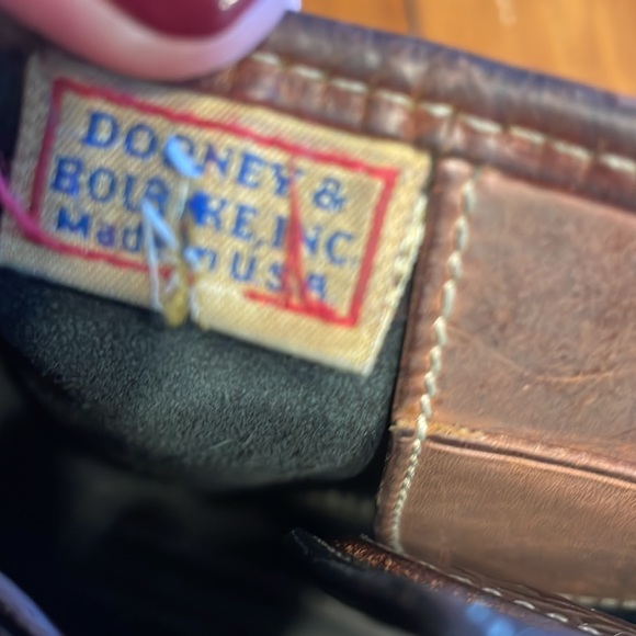 Vintage Dooney and Bourke Two- Toned Handbag Feedbag - Picture 11 of 13